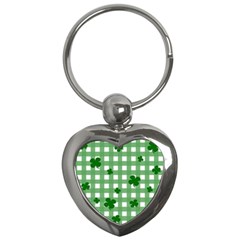 Clover Pattern Key Chains (heart)  by Valentinaart