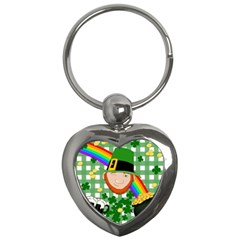 Lucky Irish Key Chains (heart)  by Valentinaart