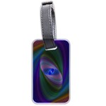 Ellipse Fractal Computer Generated Luggage Tags (Two Sides) Front