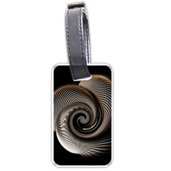 Abstract Background Curves Luggage Tags (two Sides) by Amaryn4rt