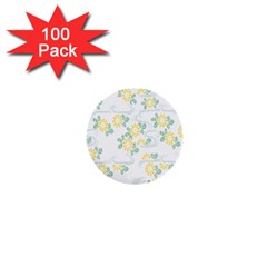 Flower Arrangements Season Sunflower 1  Mini Buttons (100 Pack)  by Alisyart