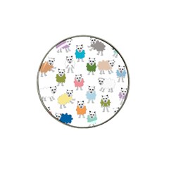 Sheep Cartoon Colorful Hat Clip Ball Marker (10 Pack) by Amaryn4rt