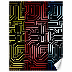 Circuit Board Seamless Patterns Set Canvas 12  X 16   by Amaryn4rt