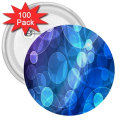 Circle Blue Purple 3  Buttons (100 Pack)  by Alisyart