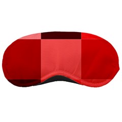 Red Flag Plaid Sleeping Masks by Alisyart