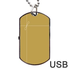 Brown Paper Packages Dog Tag Usb Flash (two Sides) by Alisyart