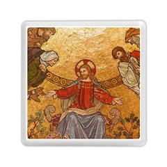 Gold Jesus Memory Card Reader (square)  by boho