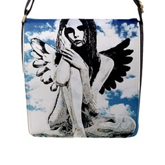Angel Flap Messenger Bag (l)  by Valentinaart
