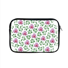 Rose Flower Pink Leaf Green Apple Macbook Pro 15  Zipper Case by Alisyart