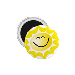 The Sun A Smile The Rays Yellow 1 75  Magnets by Simbadda