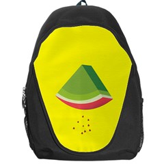 Fruit Melon Sweet Yellow Green White Red Backpack Bag by Alisyart