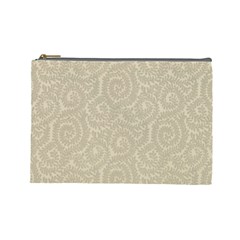 Leaf Grey Frame Cosmetic Bag (large)  by Alisyart