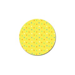 Star Rainbow Coror Purple Gold White Blue Yellow Golf Ball Marker by Alisyart