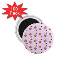 Tree Circle Purple Yellow 1 75  Magnets (100 Pack)  by Alisyart