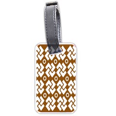 Art Abstract Background Pattern Luggage Tags (one Side)  by Simbadda