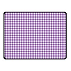 Purple Tablecloth Plaid Line Fleece Blanket (small) by Alisyart