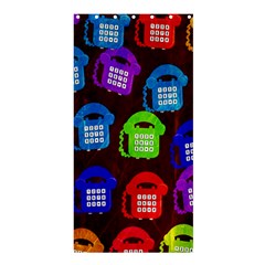 Grunge Telephone Background Pattern Shower Curtain 36  X 72  (stall)  by Amaryn4rt
