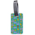 Meow Cat Pattern Luggage Tags (One Side)  Front