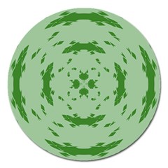 Green Hole Magnet 5  (round) by Alisyart
