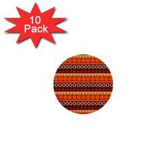 Abstract Lines Seamless Art  Pattern 1  Mini Buttons (10 Pack)  by Amaryn4rt
