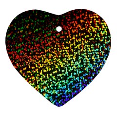 Construction Paper Iridescent Ornament (heart) by Amaryn4rt