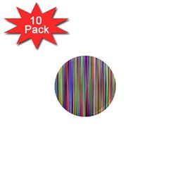 Striped Stripes Abstract Geometric 1  Mini Magnet (10 Pack)  by Amaryn4rt
