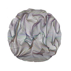 Abstract Background Chromatic Standard 15  Premium Round Cushions by Amaryn4rt