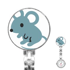 Mouse Stainless Steel Nurses Watch by Alisyart