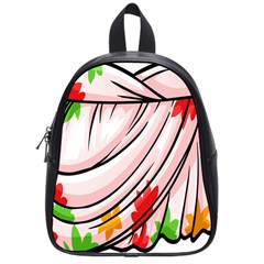 Petal Pattern Dress Flower School Bags (small)  by Alisyart