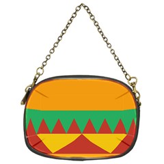 Burger Bread Food Cheese Vegetable Chain Purses (one Side)  by Simbadda