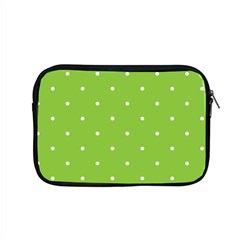 Mages Pinterest Green White Polka Dots Crafting Circle Apple Macbook Pro 15  Zipper Case by Alisyart