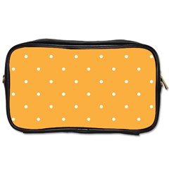 Mages Pinterest White Orange Polka Dots Crafting Toiletries Bags 2-side by Alisyart