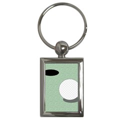 Golf Image Ball Hole Black Green Key Chains (rectangle)  by Alisyart