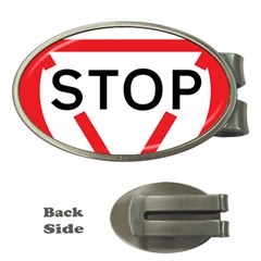 Stop Sign Money Clips (oval)  by Alisyart