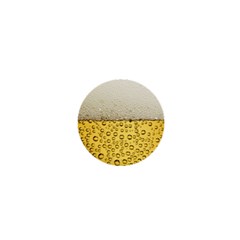 Water Bubbel Foam Yellow White Drink 1  Mini Magnets by Alisyart