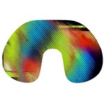 Punctulated Colorful Ground Noise Nervous Sorcery Sight Screen Pattern Travel Neck Pillows Back