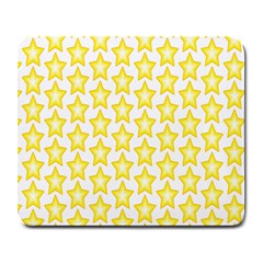 Yellow Orange Star Space Light Large Mousepads by Mariart