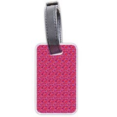 Red White And Blue Leopard Print  Luggage Tags (one Side)  by PhotoNOLA