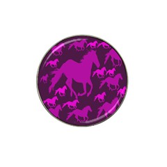 Pink Horses Horse Animals Pattern Colorful Colors Hat Clip Ball Marker (10 Pack) by Simbadda