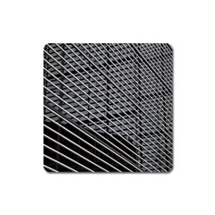 Abstract Architecture Pattern Square Magnet by Simbadda