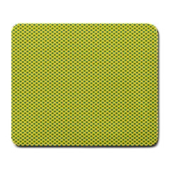 Polka Dot Green Yellow Large Mousepads by Mariart