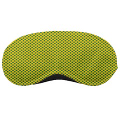 Polka Dot Green Yellow Sleeping Masks by Mariart