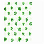 Leaf Green White Small Garden Flag (Two Sides) Front