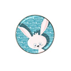 Easter Bunny  Hat Clip Ball Marker by Valentinaart