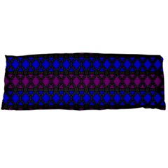 Diamond Alt Blue Purple Woven Fabric Body Pillow Case (dakimakura) by Mariart