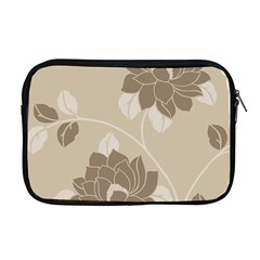 Flower Floral Grey Rose Leaf Apple Macbook Pro 17  Zipper Case by Mariart