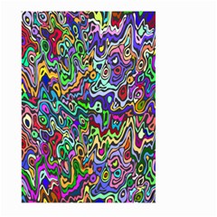 Colorful Abstract Paint Rainbow Large Garden Flag (two Sides) by Mariart