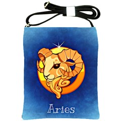 Zodiac Aries Shoulder Sling Bags by Mariart