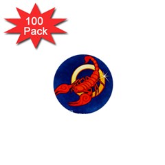 Zodiac Scorpio 1  Mini Buttons (100 Pack)  by Mariart
