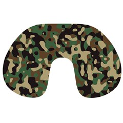 Army Camouflage Travel Neck Pillows by Mariart